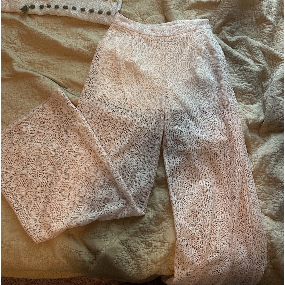 Altard state lace boho pants (vintage)